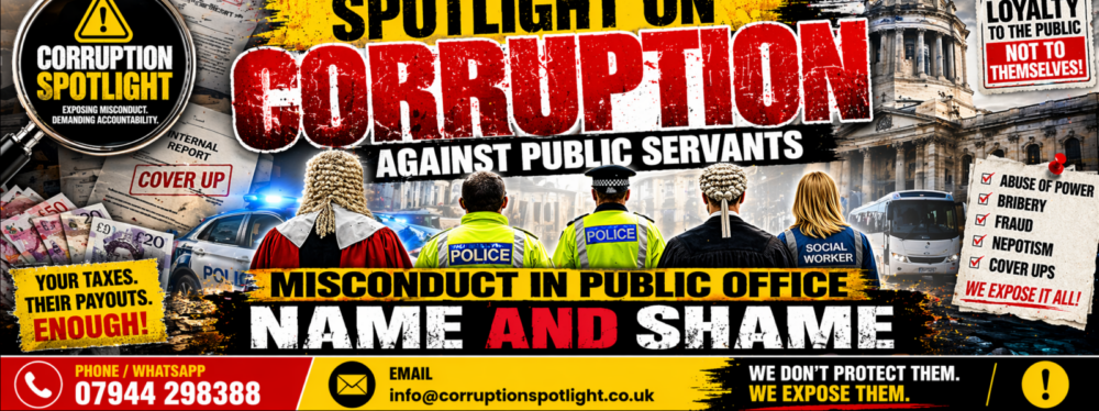 Exposing Misconduct In Public Office